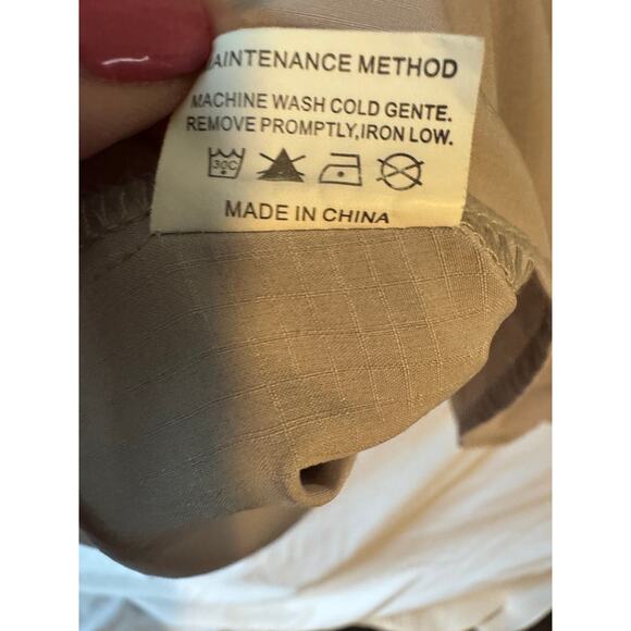 Men's Small Nylon Spandex Outdoor Shirt UPF 40+ Long Sleeve Gray - Picture 10 of 10